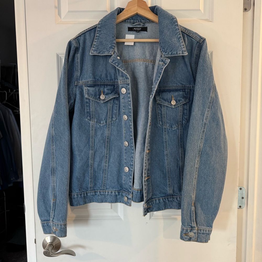 Hudson Classic Blue Denim Jacket 100% cotton
